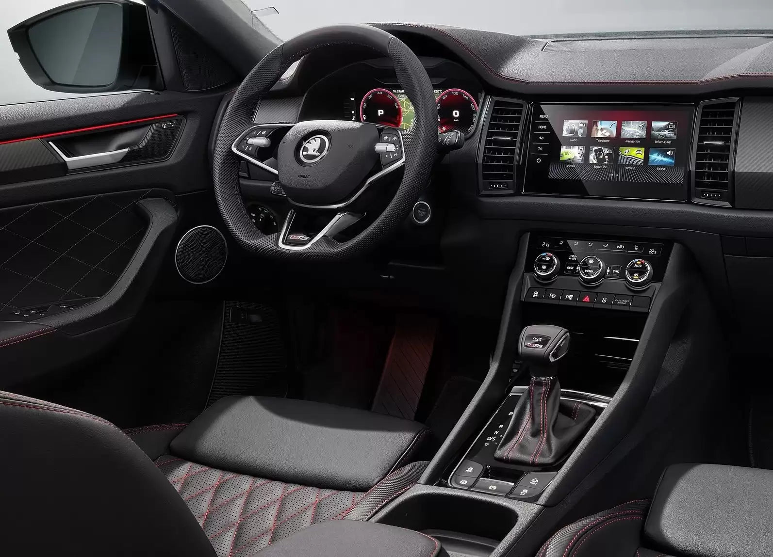 Fotografie vozu Škoda Kodiaq RS RS 2.0, 180 kW, Benzín, 4x4, Automatická převodovka výroba od 01/2022