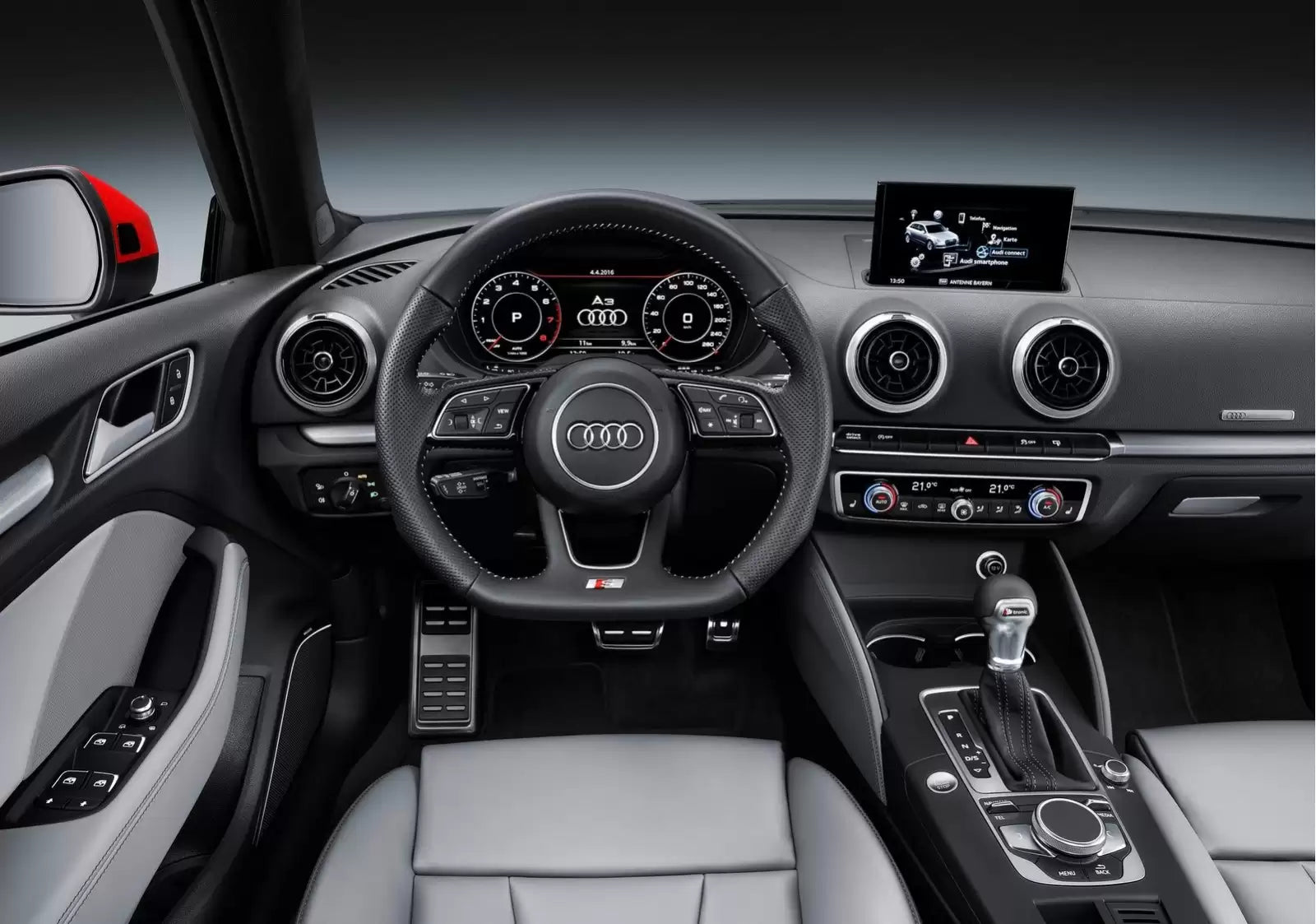 Fotografie vozu Audi A3 Sportback design 2.0 TFSI, 140 kW, Benzinový, 4x4, Automatická převodovka výroba od 07/2016