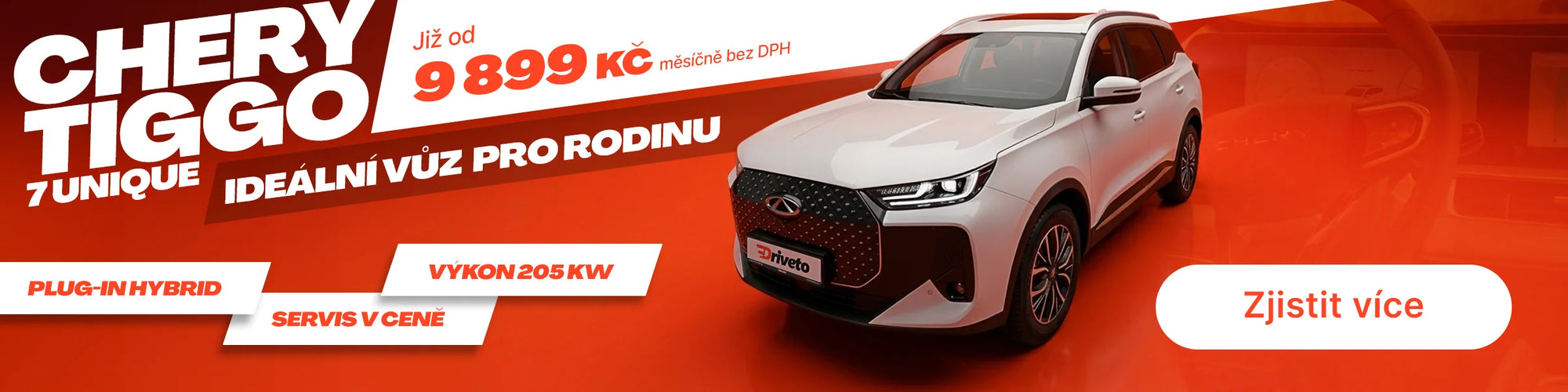 Chery Tiggo 7 na operák Driveto
