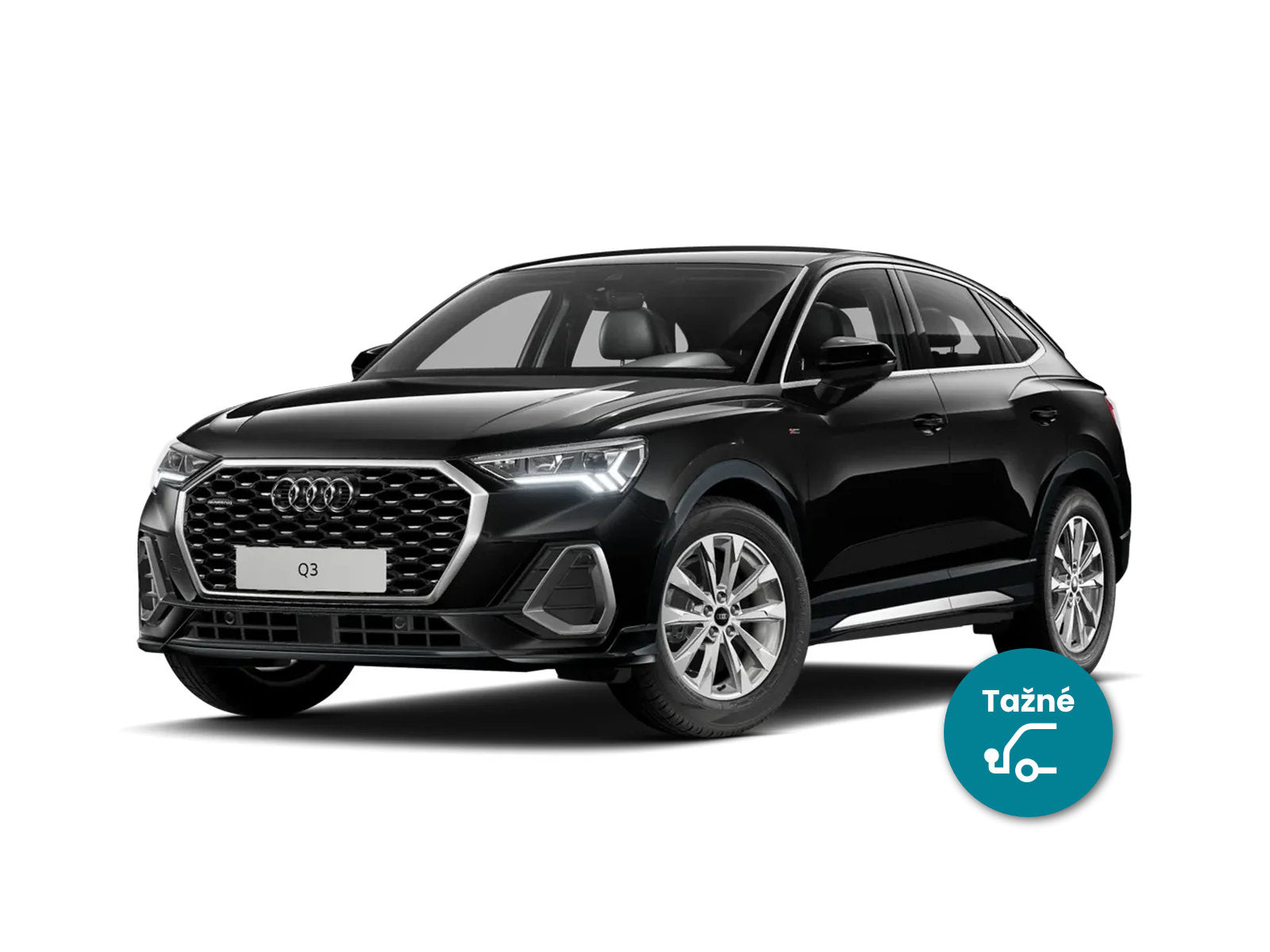 Audi Q3 S line tažné zařízení label