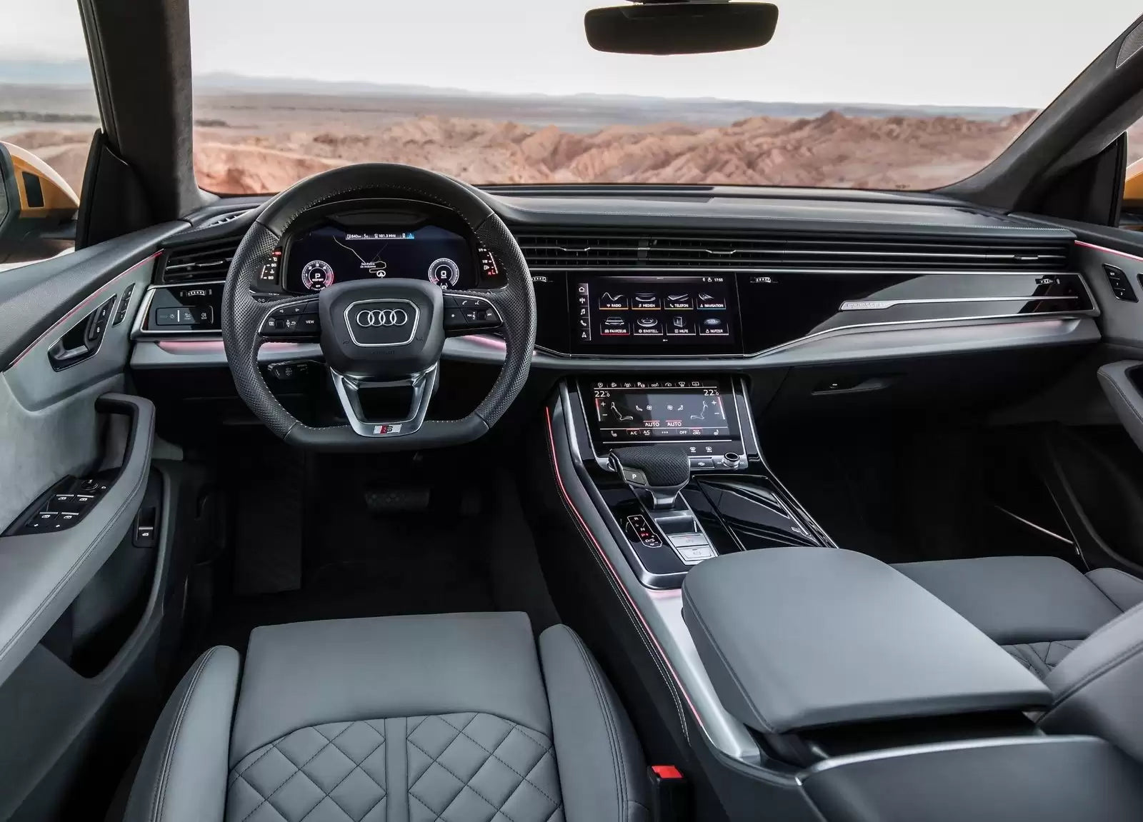 Fotografie vozu Audi Q8 S-line 3.0 TFSI, 250 kW, Benzinový, 4x4, Automatická převodovka výroba od 07/2018