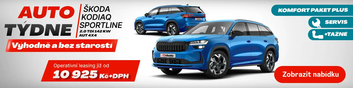 Škoda Kodiaq na operativní leasing auto týdne