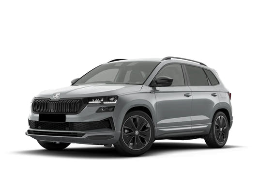 
                    Fotografie automobilu Škoda Karoq Sportline na operativní leasing | Driveto.cz. Operativní leasing pro automobily Škoda
                  
